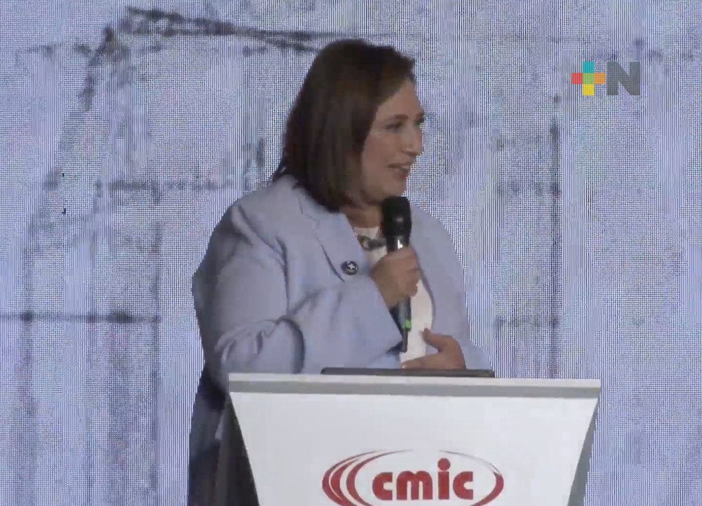 Xóchitl Gálvez participó en Congreso de la Cámara Mexicana de la Industria de la Construcción